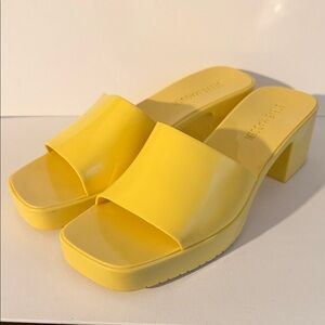 Steve Madden Yellow Women's Mules